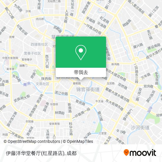伊藤洋华堂餐厅(红星路店)地图