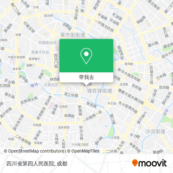 四川省第四人民医院地图