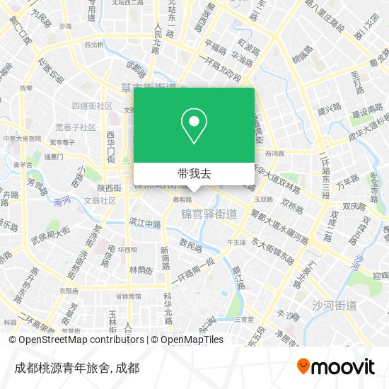 成都桃源青年旅舍地图
