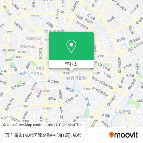 万宁超市(成都国际金融中心ifs店)地图