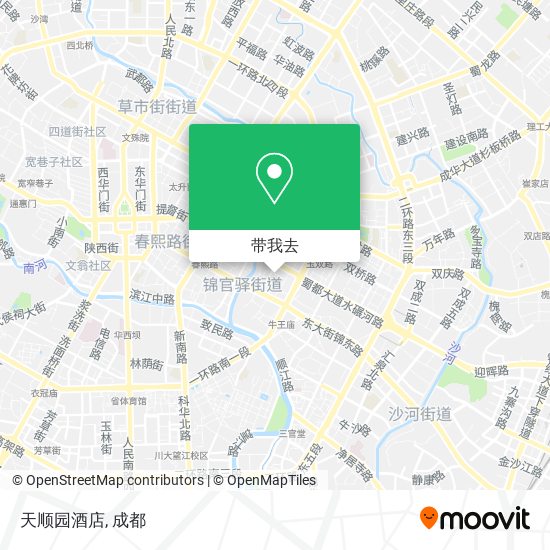 天顺园酒店地图