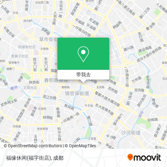 福缘休闲(福字街店)地图