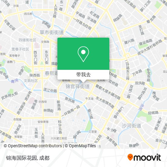 锦海国际花园地图