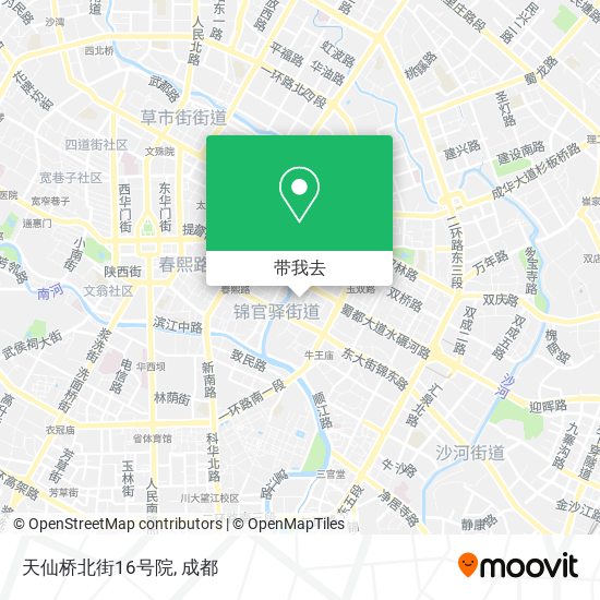 天仙桥北街16号院地图