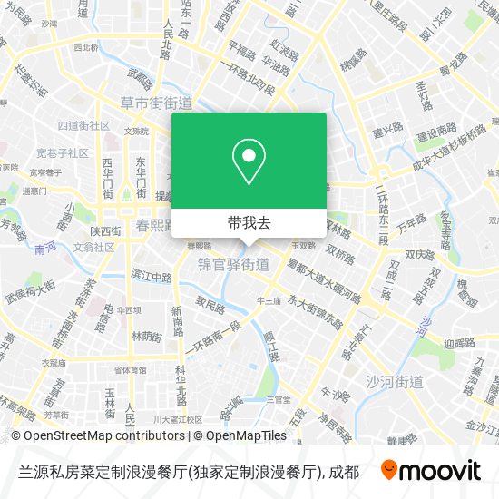 兰源私房菜定制浪漫餐厅(独家定制浪漫餐厅)地图
