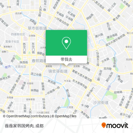薇薇家韩国烤肉地图