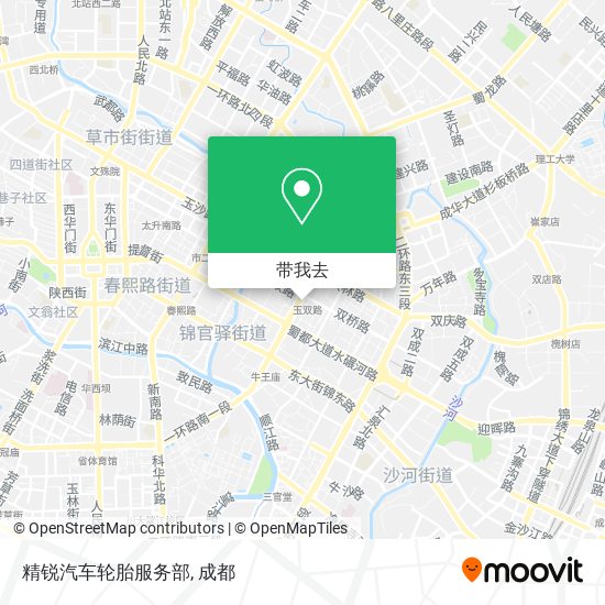 精锐汽车轮胎服务部地图