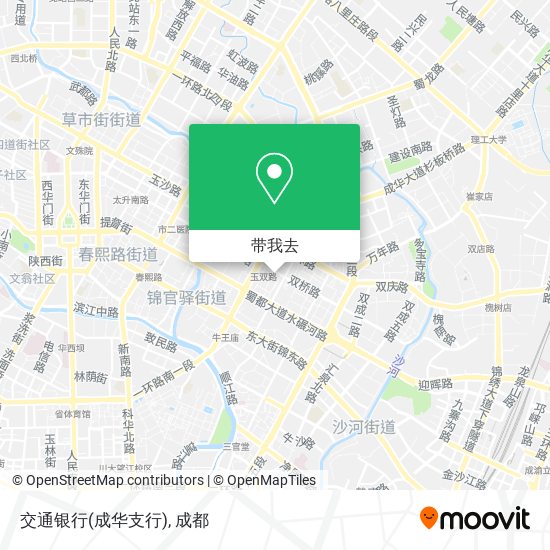 交通银行(成华支行)地图