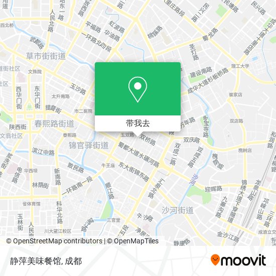 静萍美味餐馆地图