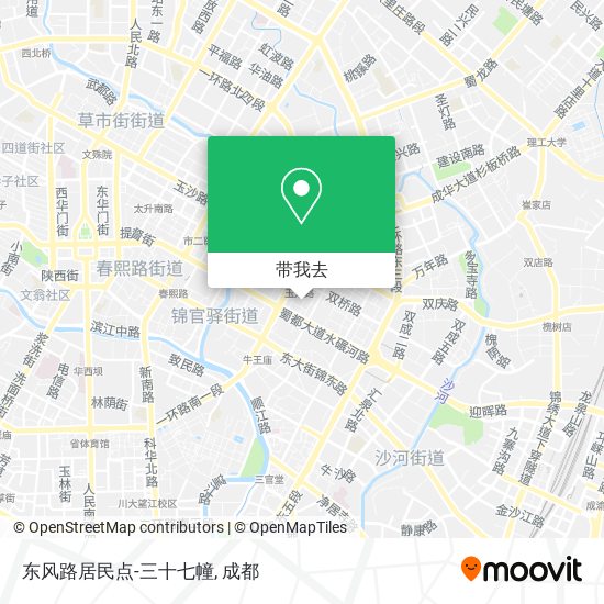 东风路居民点-三十七幢地图
