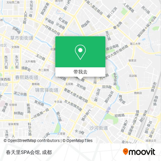 春天里SPA会馆地图