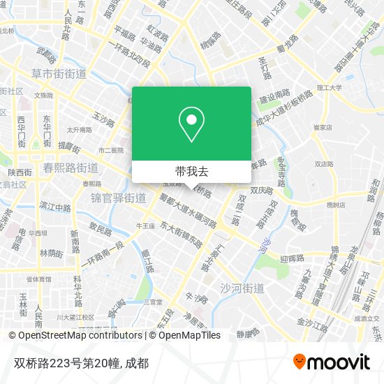 双桥路223号第20幢地图