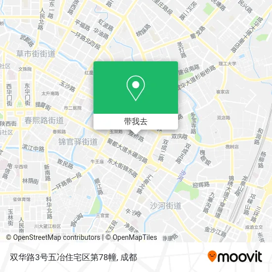 双华路3号五冶住宅区第78幢地图