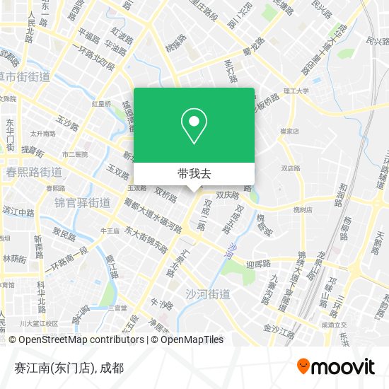 赛江南(东门店)地图