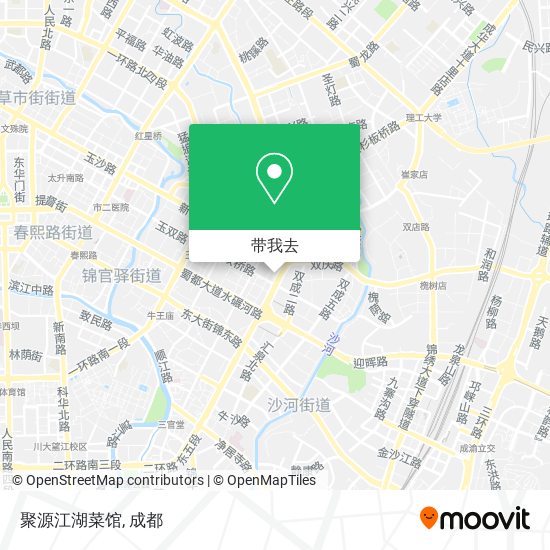 聚源江湖菜馆地图