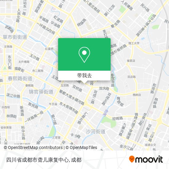 四川省成都市聋儿康复中心地图