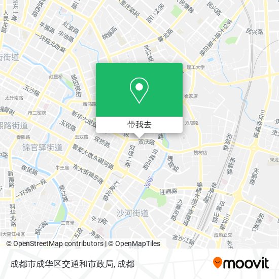 成都市成华区交通和市政局地图