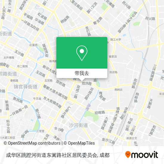 成华区跳蹬河街道东篱路社区居民委员会地图