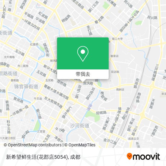 新希望鲜生活(花郡店5054)地图