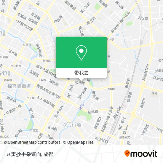 豆瓣抄手杂酱面地图