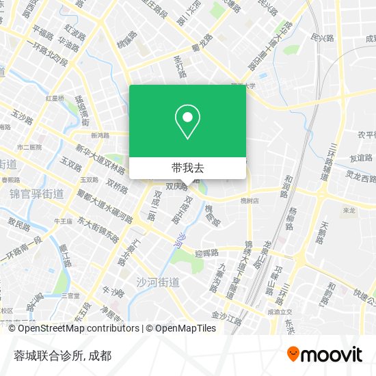 蓉城联合诊所地图