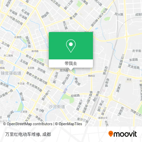 万里红电动车维修地图