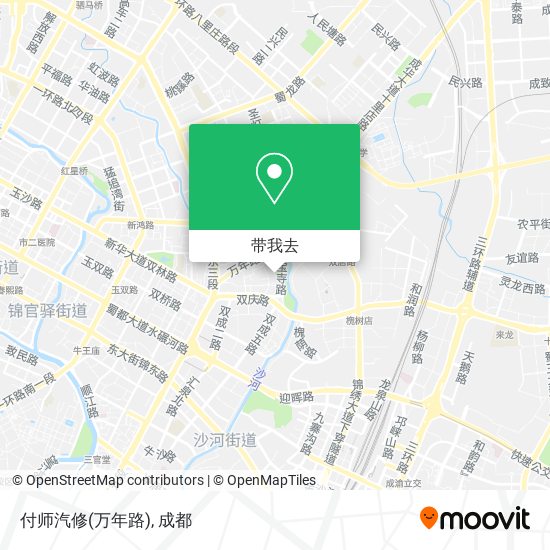 付师汽修(万年路)地图