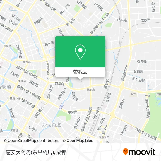 惠安大药房(东里药店)地图