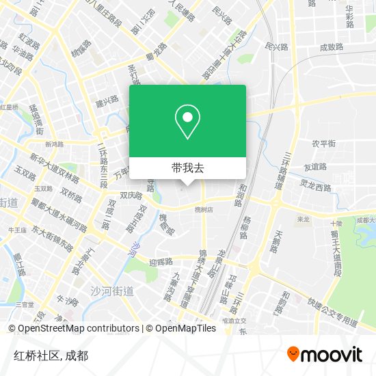 红桥社区地图
