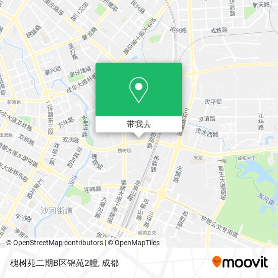 槐树苑二期B区锦苑2幢地图