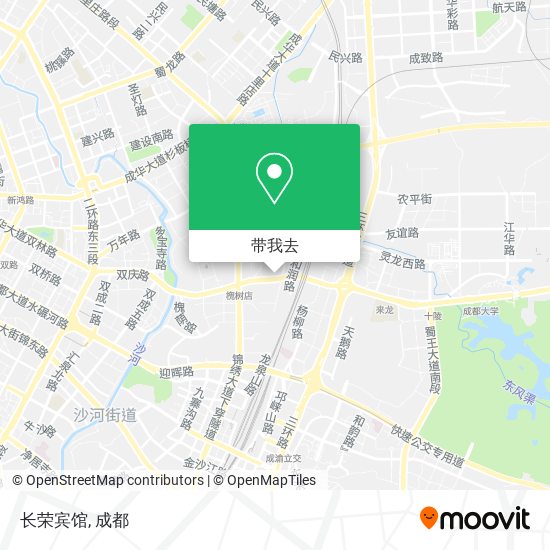 长荣宾馆地图