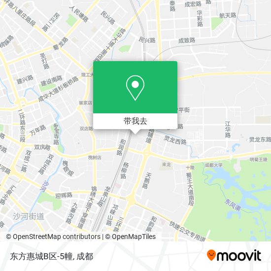 东方惠城B区-5幢地图