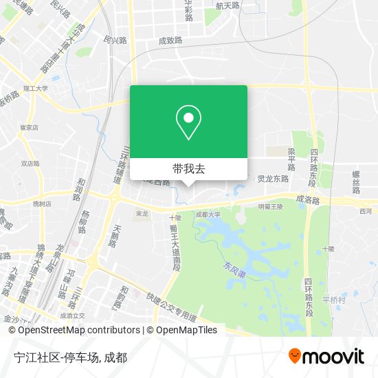宁江社区-停车场地图