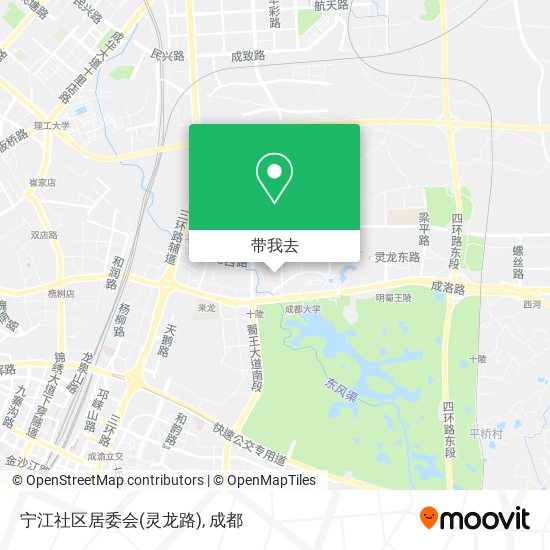 宁江社区居委会(灵龙路)地图