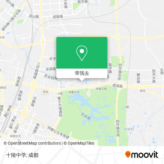 十陵中学地图