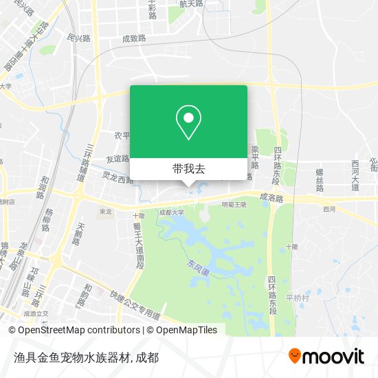 渔具金鱼宠物水族器材地图