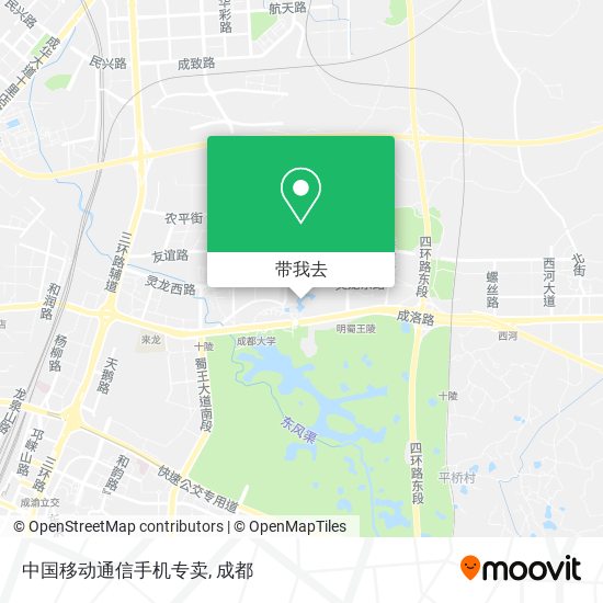 中国移动通信手机专卖地图