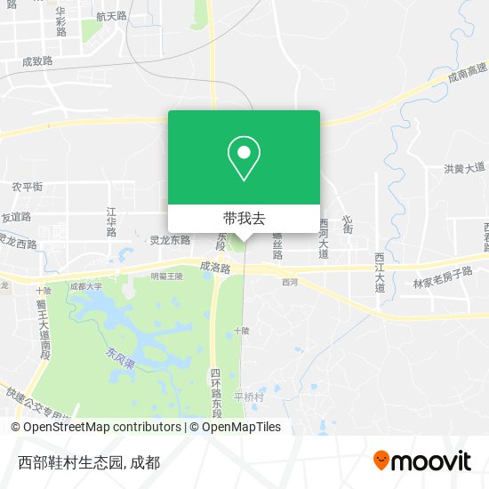 西部鞋村生态园地图