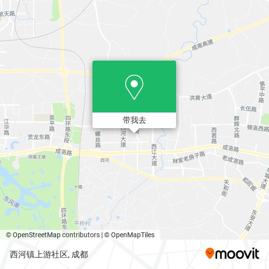 西河镇上游社区地图
