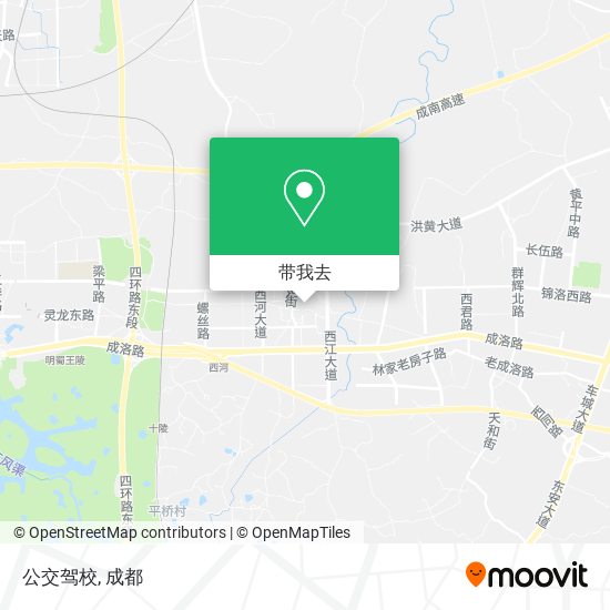 公交驾校地图