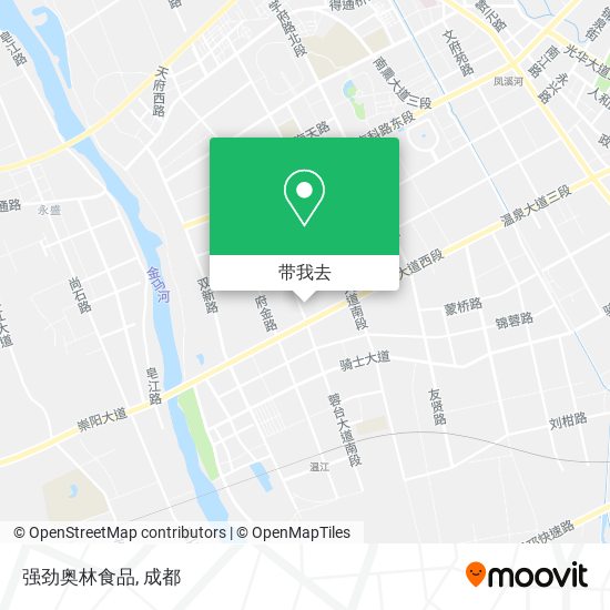 强劲奥林食品地图