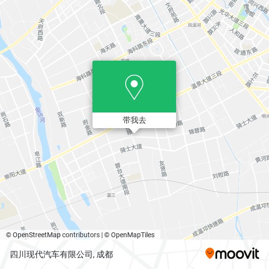 四川现代汽车有限公司地图