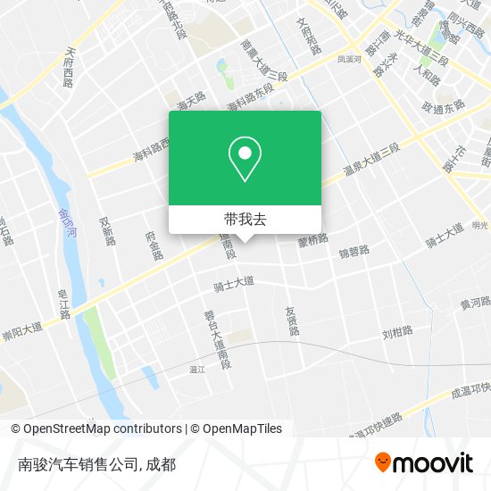 南骏汽车销售公司地图