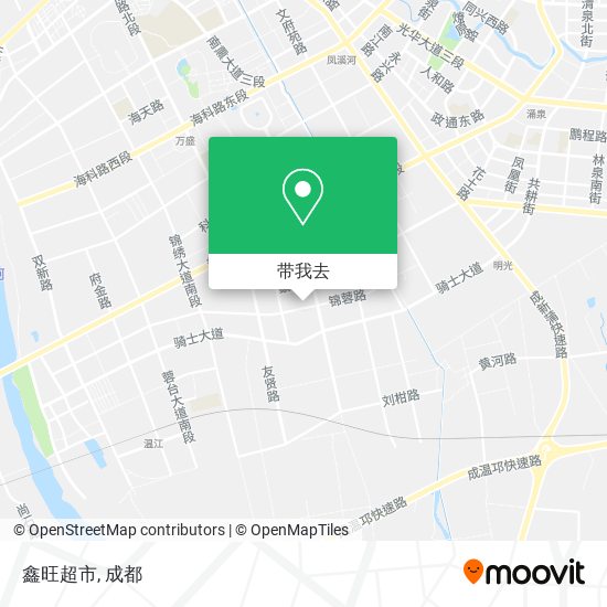 鑫旺超市地图