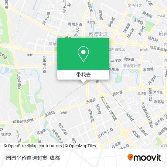 园园平价自选超市地图
