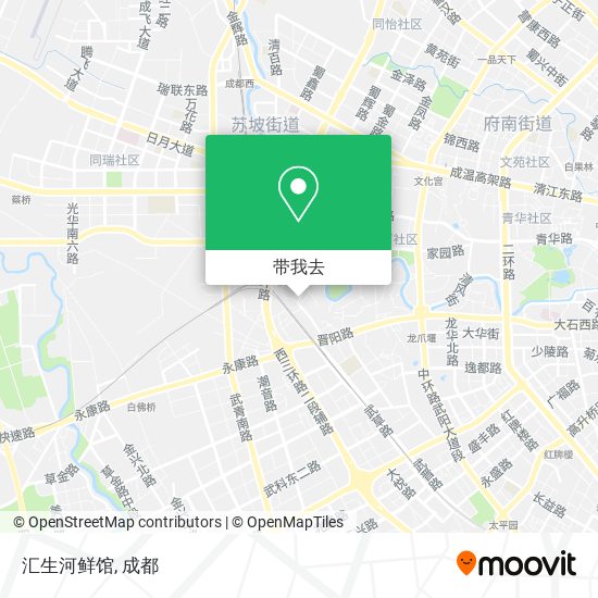 汇生河鲜馆地图