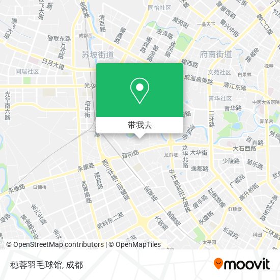 穗蓉羽毛球馆地图