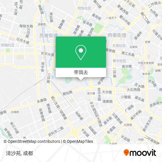 清沙苑地图
