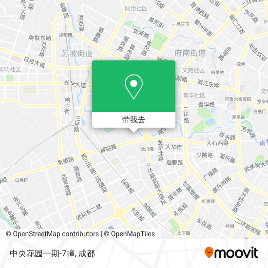 中央花园一期-7幢地图