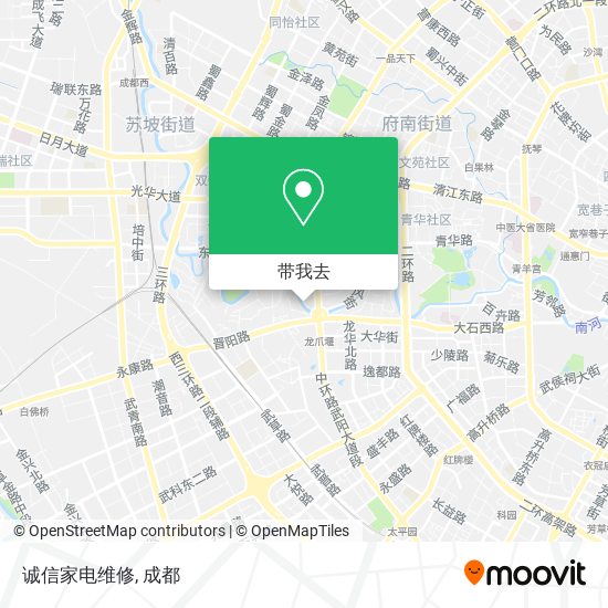 诚信家电维修地图